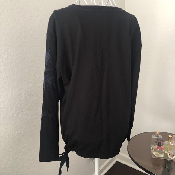 Dries Van Noten Hargan Embroidered Jersey Top